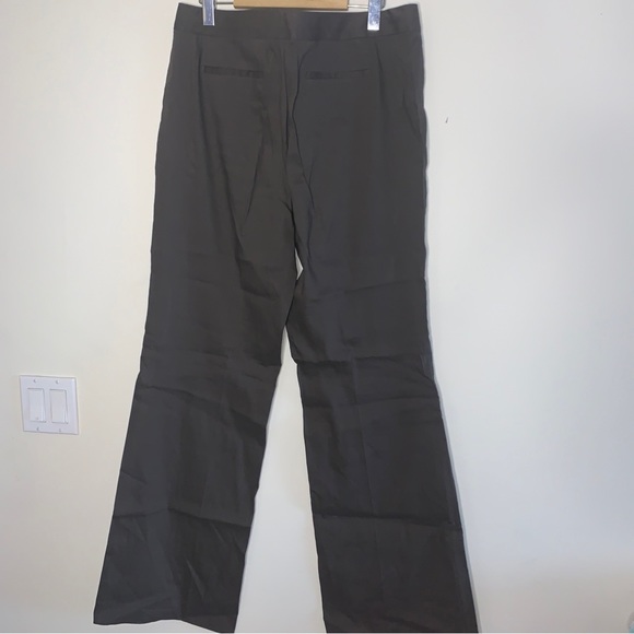 Elie Tahari Women's Bootcut Pants Size 14 Linen Rayon Elastane *Brown - Picture 6 of 8